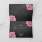 Cartes Pour Fêtes Annuelles Roses roses la heureuse Sainte-Valentin de tableau (Intérieur)