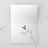 Cartes Pour Fêtes Annuelles Roses rouges de Valentine de plat (Intérieur)