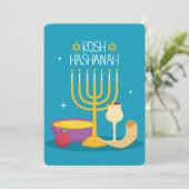 Cartes Pour Fêtes Annuelles Rosh Hashanah (Debout devant)
