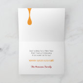 Cartes Pour Fêtes Annuelles Rosh Hashanah Juif Nouvel An Honey Bee (Intérieur)