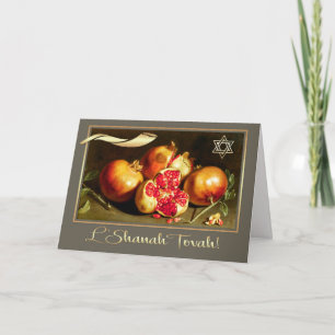 Cartes Pour Fêtes Annuelles Rosh Hashanah Nouvel An juif Beaux-Arts