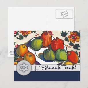 Cartes Pour Fêtes Annuelles Rosh Hashanah Nouvel An juif Fine Art