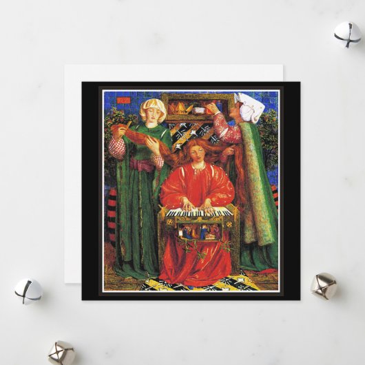 Cartes Pour Fêtes Annuelles Rossetti - Un chant de Noël (Devant/Arrière en situation)