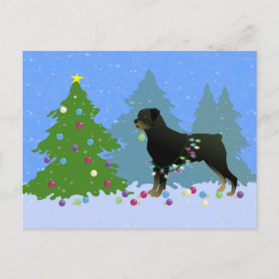 Cartes Pour Fêtes Annuelles Rottweiler