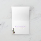 Cartes Pour Fêtes Annuelles Rottweiler de Pâques (Intérieur)