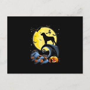 Cartes Pour Fêtes Annuelles rottweiler dog and moon funny halloween costume