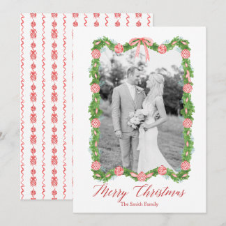 Cartes Pour Fêtes Annuelles Rouge Chinoiserie Ornament Garland Grandmillenium