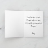 Cartes Pour Fêtes Annuelles Rouge Coeur Lollipop (Intérieur)