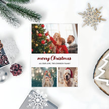 Rouge manuscrit "Joyeux Noël" | 3 Photo