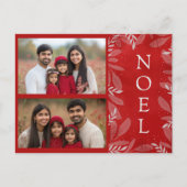 Cartes Pour Fêtes Annuelles Rouge Noel 2 photo (Devant)