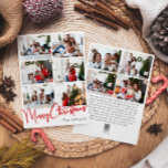 Cartes Pour Fêtes Annuelles Rouge Script Joyeux Noël Vertical Dix Photo<br><div class="desc">Célébrez la saison avec ce script rouge Joyeux Noël vertical dix photo carte de vacances avec une touche de charme élégant. Le design chic présente une palette de couleurs simples rouge et blanc, évoquant l'esprit cosy de l'hiver. Son attrait moderne et unique et sa formulation rustique créent un équilibre parfait...</div>