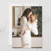 Cartes Pour Fêtes Annuelles Rouge Vert blanc Joyeux Noël Folio Photo (Dos)