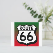 Cartes Pour Fêtes Annuelles Route de Noël 66 Bouclier (Debout devant)