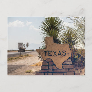 Cartes Pour Fêtes Annuelles Route du désert du Texas