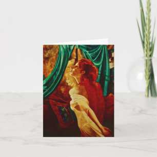 Cartes Pour Fêtes Annuelles ROUX DANS le MIROIR (c) 1994 S.Tammany