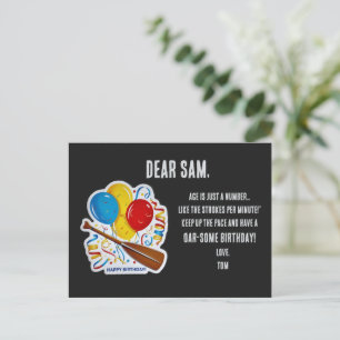 Cartes Pour Fêtes Annuelles Rower's Birthday Delight : Oar-some Celebration