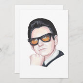 Cartes Pour Fêtes Annuelles Roy Orbison (Devant / Derrière)