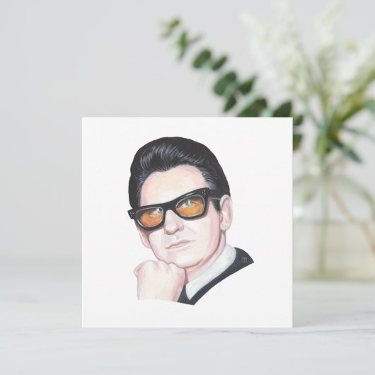 Cartes Pour Fêtes Annuelles Roy Orbison (Debout devant)
