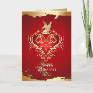 Cartes Pour Fêtes Annuelles Royal Heart Valentine