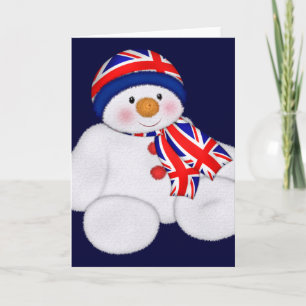 Cartes Pour Fêtes Annuelles Royaume-Uni Christmas Snowman