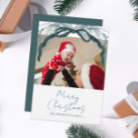Cartes Pour Fêtes Annuelles Ruban de serrure À feuillage persistant rustique N<br><div class="desc">Une couronne rustique aux couleurs à feuillage persistant rend ces cartes de Noël belles et complexes. Customisez facilement pour inclure votre photo et votre message.</div>