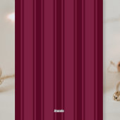 Cartes Pour Fêtes Annuelles Rubans élégants Noël violet magenta Photo