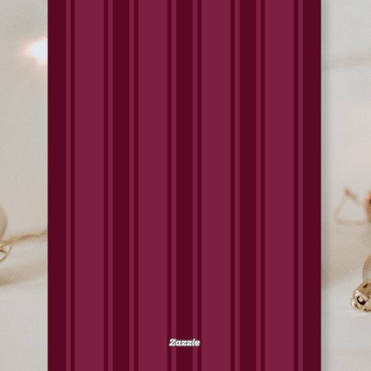 Cartes Pour Fêtes Annuelles Rubans élégants Noël violet magenta Photo