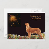 Cartes Pour Fêtes Annuelles Ruby Christmas Cavalier (Devant / Derrière)