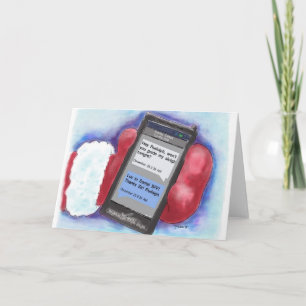 Cartes Pour Fêtes Annuelles Rudolph dit oui!