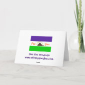 Cartes Pour Fêtes Annuelles Rudy (Dos)