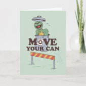 Cartes Pour Fêtes Annuelles Rue Sésame | Oscar the Grouch Move Your Can (Devant)