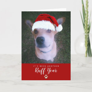 Cartes Pour Fêtes Annuelles Ruff Année 2021 Funny Chien Pun Animal de compagni