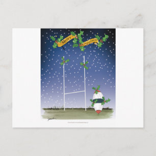 Cartes Pour Fêtes Annuelles rugby xmas
