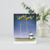 Cartes Pour Fêtes Annuelles rugby xmas (Debout devant)