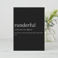 Runderful Running Definition Drôle Runner Cadeau
