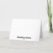 Cartes Pour Fêtes Annuelles Running Valentine © - Runner Valentine's Day Card (Dos)