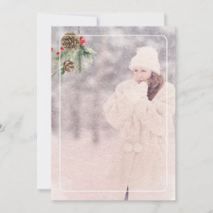 Cartes Pour Fêtes Annuelles Russe Joyeux Camion Rose de Noël Une photo