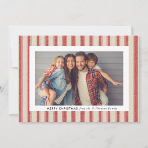 Cartes Pour Fêtes Annuelles Russe Joyeux Noël Agritourisme Lin Photo