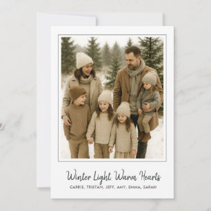 Cartes Pour Fêtes Annuelles Russe Nature Vacances Famille Photo