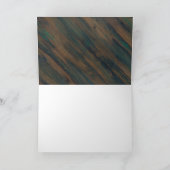 Cartes Pour Fêtes Annuelles Russe Wood Fun Vert Rouge Famille de Noël Photo (Intérieur)