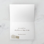 Cartes Pour Fêtes Annuelles Rustic Barne Pays Photo (Intérieur)