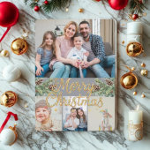 Cartes Pour Fêtes Annuelles Rustic Christmas 4 Photo