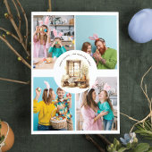 Cartes Pour Fêtes Annuelles Rustic Easter Beige Personalized Photo