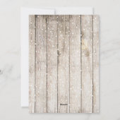 Cartes Pour Fêtes Annuelles Rustic Joyeux Noël 3 photos collage grange bois (Dos)