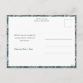 Cartes Pour Fêtes Annuelles Rustic Line Drawn Christmas Botanical Arch 1-Photo (Dos)