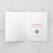 Cartes Pour Fêtes Annuelles Rustique aquarelle Cactus vacances d'entreprise (Intérieur)