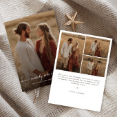 Cartes Pour Fêtes Annuelles Rustique Boho Écriture Manuscrite Heureusement À J