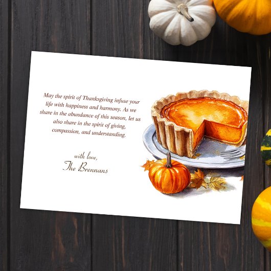 Cartes Pour Fêtes Annuelles Rustique Élégant Grateful Fall Thanksgiving