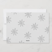 Cartes Pour Fêtes Annuelles Rustique Joyeux Noël script entreprise (Dos)