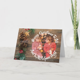Cartes Pour Fêtes Annuelles Rustique Pine Cônes de Noël Photo